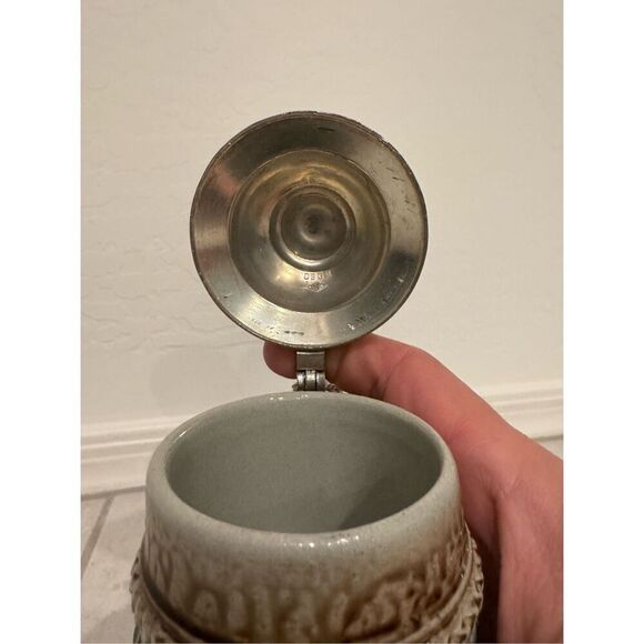 Vintage Gerz Multicolor Lidded West Germany Drinking Beer Stein OS - Picture 7 of 8